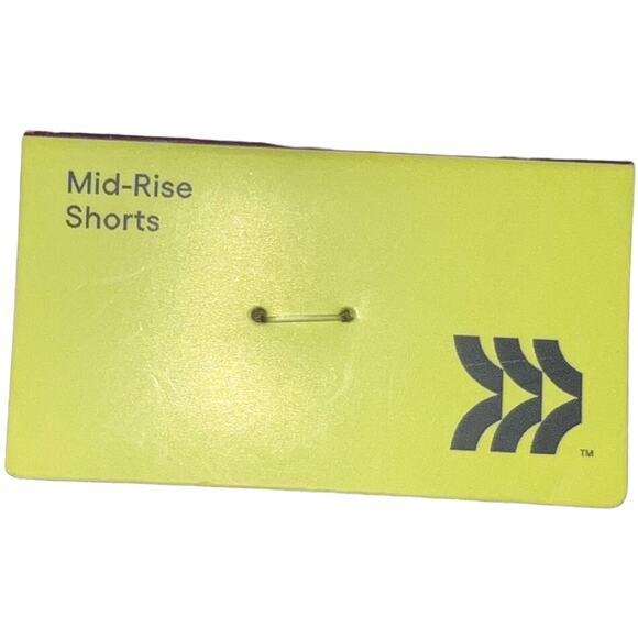 NWT all in Motion Mid Rise athletic shorts w zipper pockets XL - Picture 5 of 6